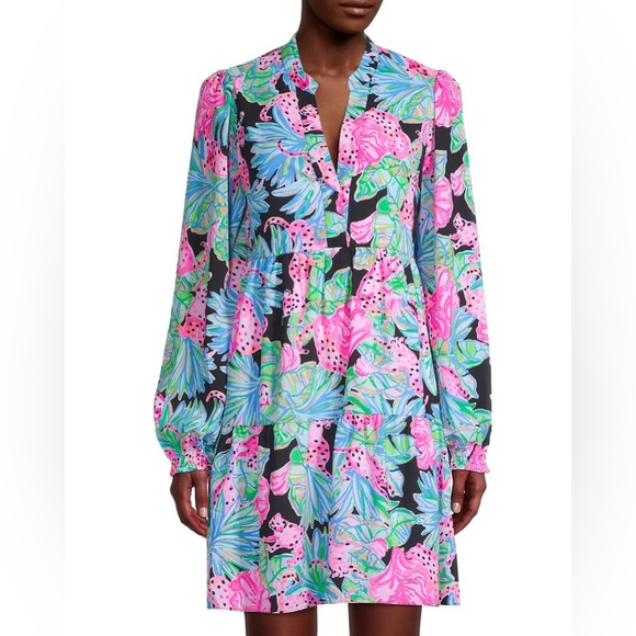 Lilly Pulitzer Dresses Lilly Pulitzer Winona Stretch Dress In Onyx